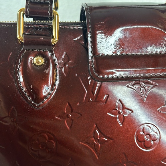 Louis Vuitton Melrose vernis amarante bag - Picture 4 of 16